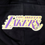 NBA LOS ANGELES LAKERS SUGAR SKULL MEN'S FLEECE PULLOVER HOODIE (BLACK)