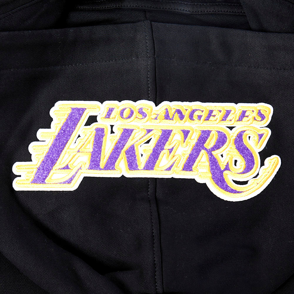 NBA LOS ANGELES LAKERS SUGAR SKULL MEN'S FLEECE PULLOVER HOODIE (BLACK)