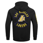 NBA LOS ANGELES LAKERS BORN FOR SPORT CHANDAIL À CAPUCHON EN MOLLETON POUR HOMME (NOIR)