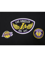 NBA LOS ANGELES LAKERS BORN FOR SPORT CHANDAIL À CAPUCHON EN MOLLETON POUR HOMME (NOIR)