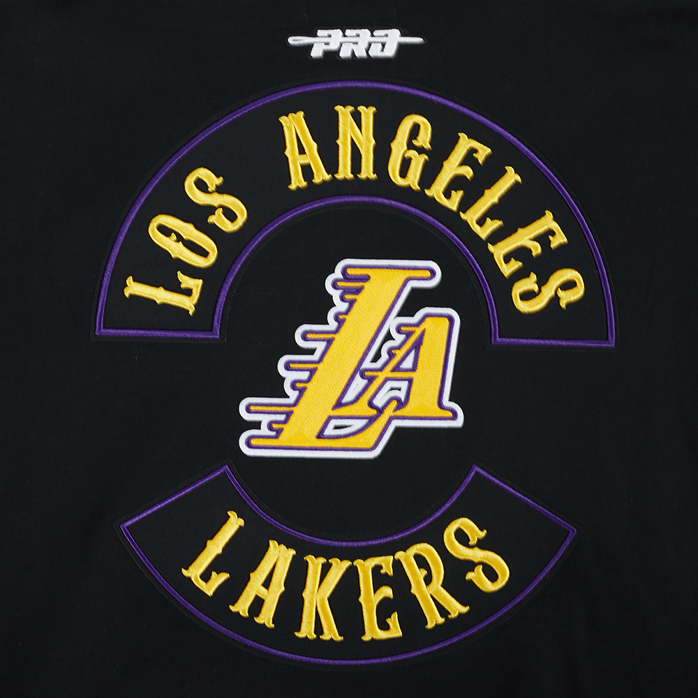 NBA LOS ANGELES LAKERS BORN FOR SPORT CHANDAIL À CAPUCHON EN MOLLETON POUR HOMME (NOIR)