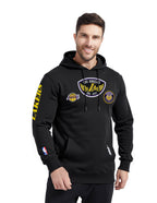 NBA LOS ANGELES LAKERS BORN FOR SPORT CHANDAIL À CAPUCHON EN MOLLETON POUR HOMME (NOIR)