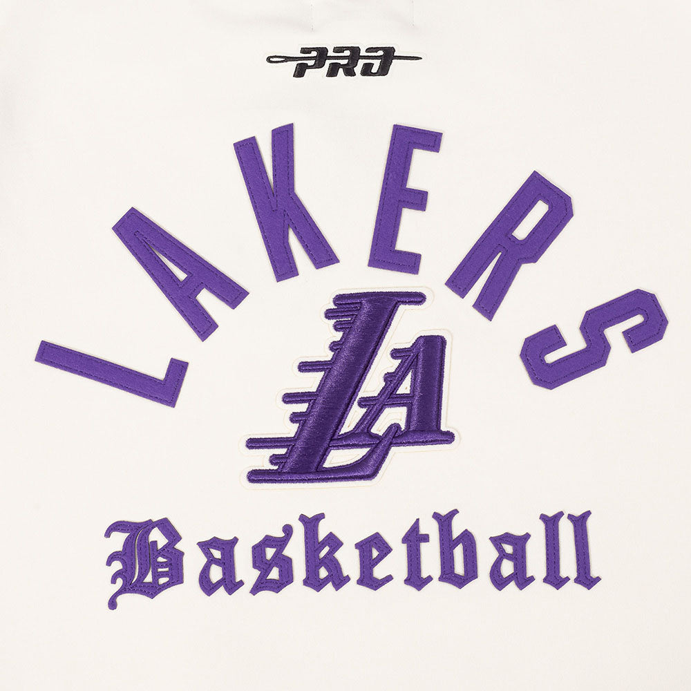 NBA LOS ANGELES LAKERS MODERN ORIGINALS CHANDAIL À COL ROND EN MOLLETON POUR HOMME (COQUILLE D'ŒUF)