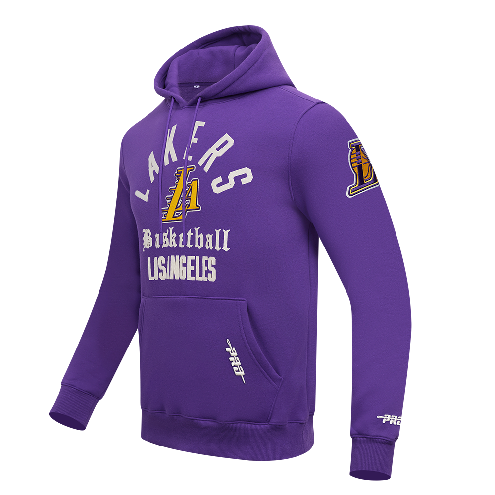 NBA LOS ANGELES LAKERS MODERN ORIGINALS MEN'S FLC PO HOODIE (Purple)