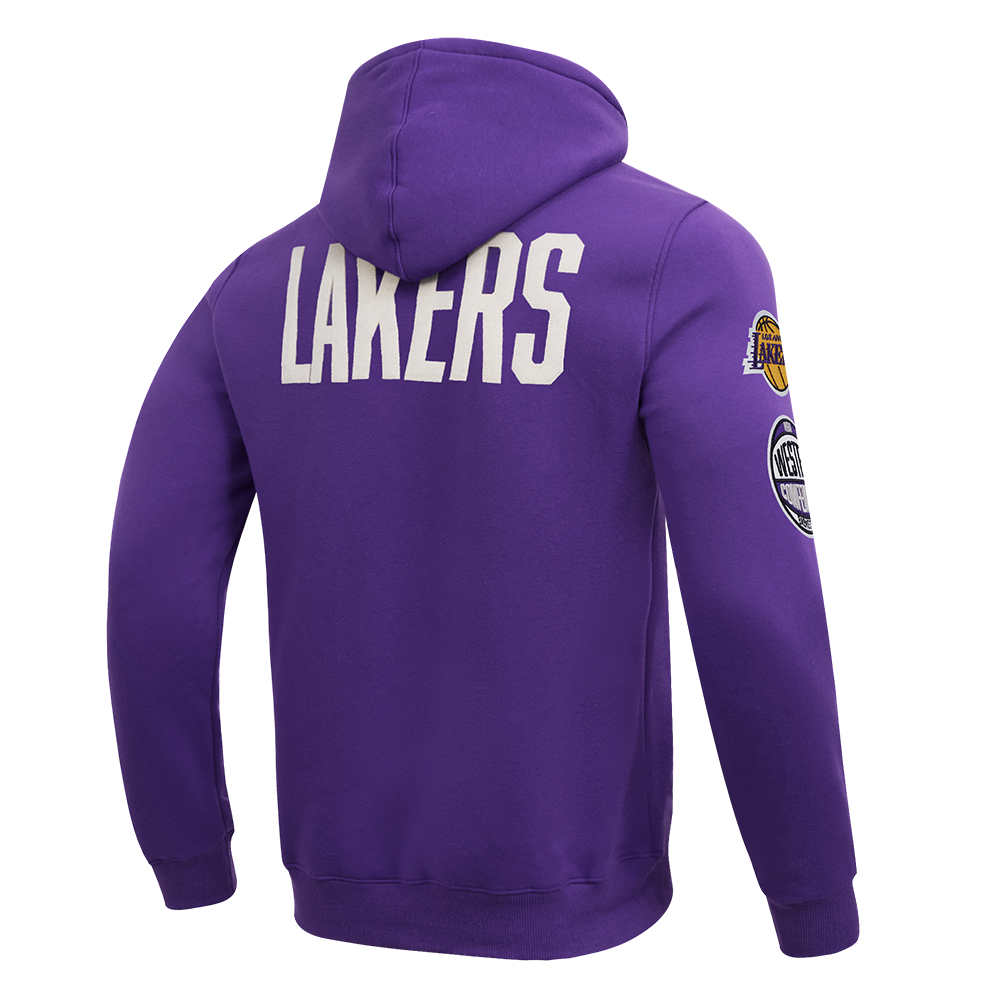 NBA LOS ANGELES LAKERS MODERN ORIGINALS MEN'S FLC PO HOODIE (Purple)