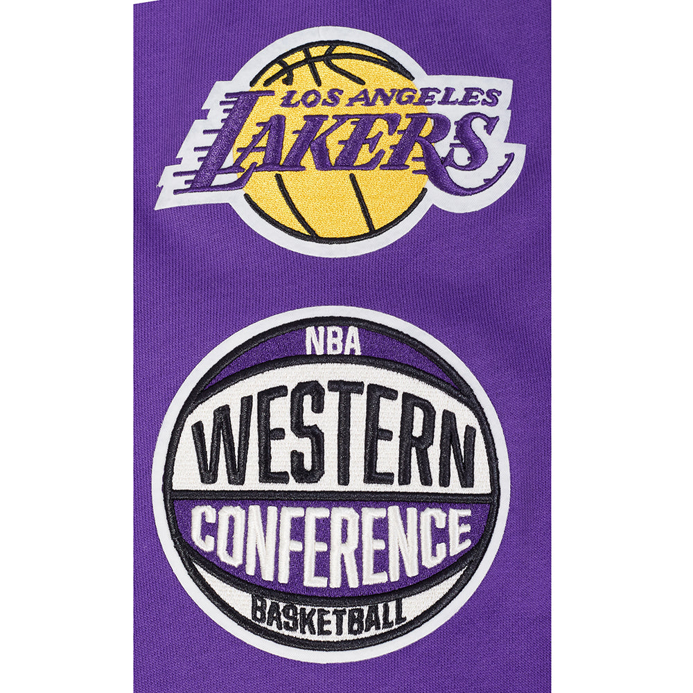 NBA LOS ANGELES LAKERS MODERN ORIGINALS MEN'S FLC PO HOODIE (Purple)