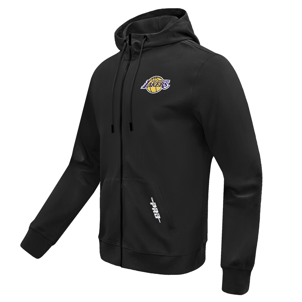 NBA LOS ANGELES LAKERS CLASSIC ICON CHANDAIL À CAPUCHON À GLISSIÈRE POUR HOMME (NOIR)