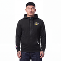 NBA LOS ANGELES LAKERS CLASSIC ICON CHANDAIL À CAPUCHON À GLISSIÈRE POUR HOMME (NOIR)