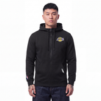 NBA LOS ANGELES LAKERS CLASSIC ICON CHANDAIL À CAPUCHON À GLISSIÈRE POUR HOMME (NOIR)