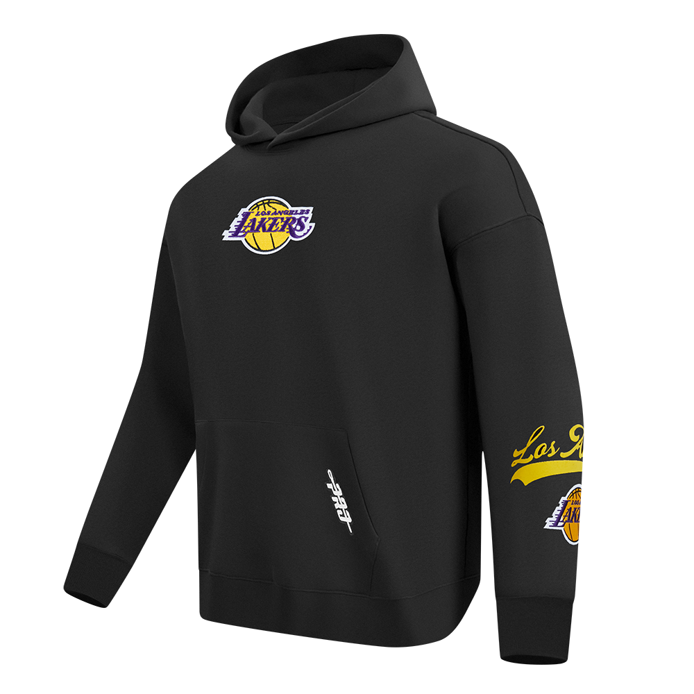 NBA LOS ANGELES LAKERS LIVING LARGE MEN'S PULLOVER HOODIE (BLACK)