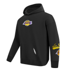 NBA LOS ANGELES LAKERS LIVING LARGE MEN'S PULLOVER HOODIE (BLACK)