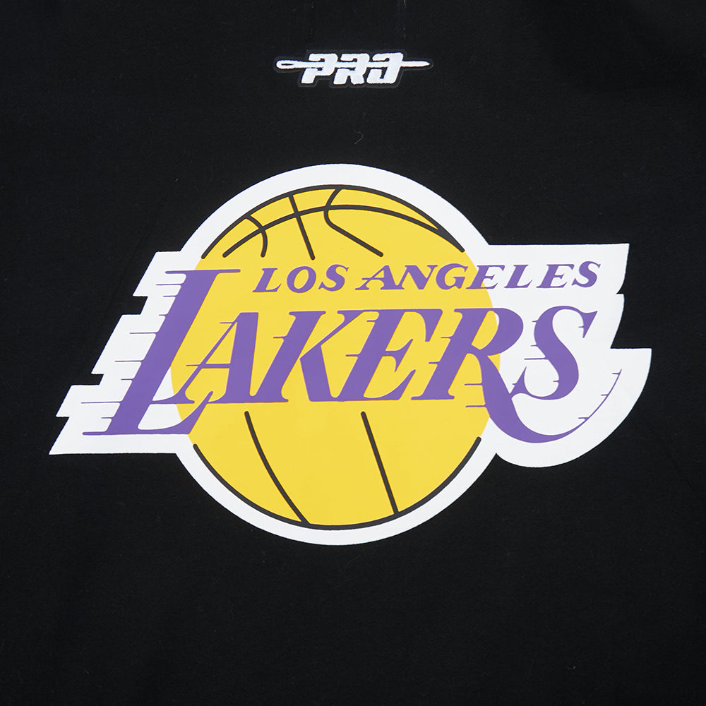 NBA LOS ANGELES LAKERS LIVING LARGE MEN'S PULLOVER HOODIE (BLACK)