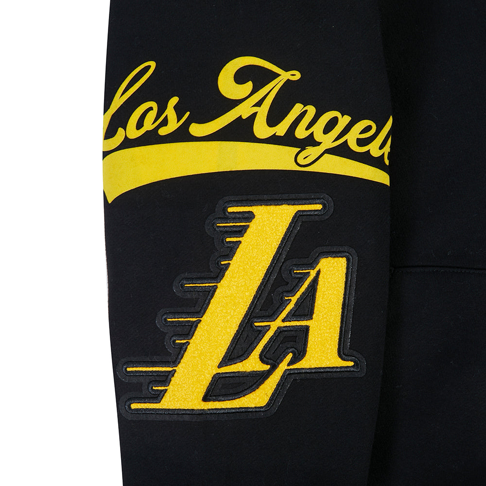 NBA LOS ANGELES LAKERS LIVING LARGE MEN'S PULLOVER HOODIE (BLACK)