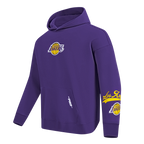 NBA LOS ANGELES LAKERS LIVING LARGE MEN'S PULLOVER HOODIE (PURPLE)