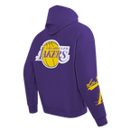 NBA LOS ANGELES LAKERS LIVING LARGE MEN'S PULLOVER HOODIE (PURPLE)