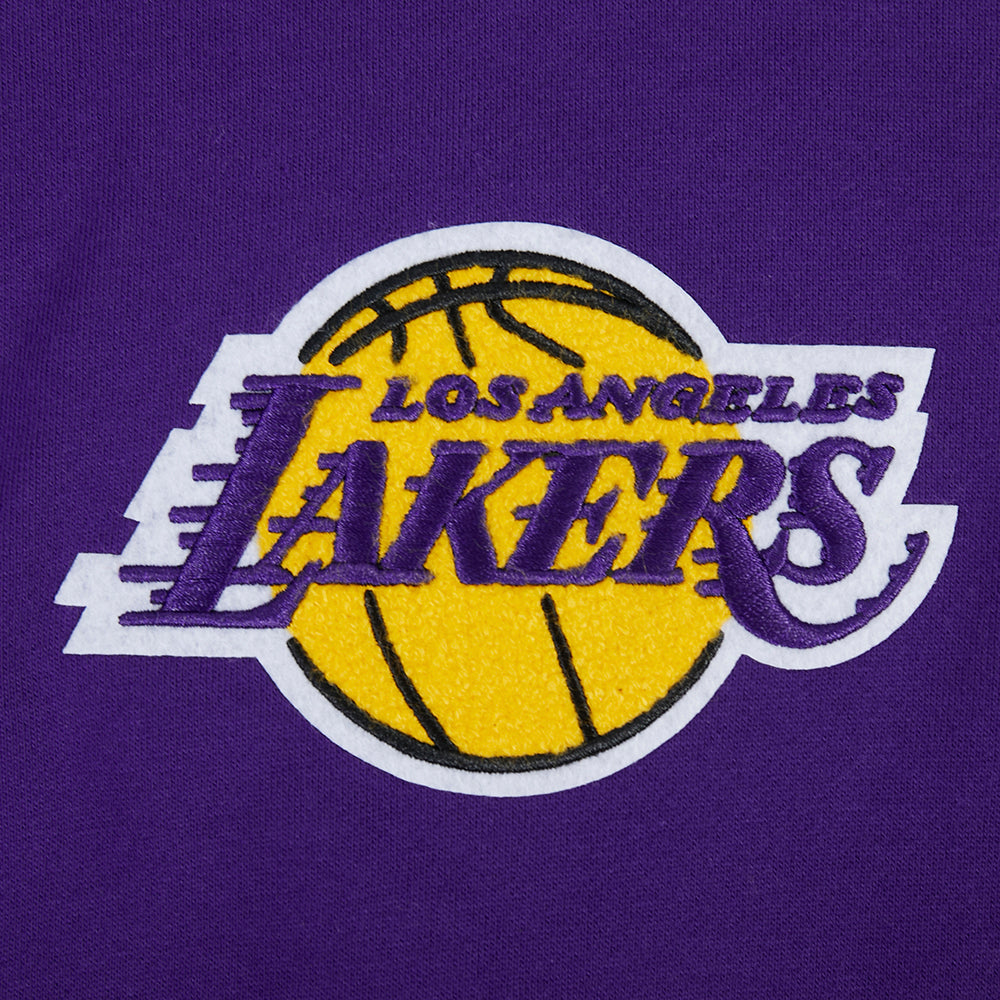 NBA LOS ANGELES LAKERS LIVING LARGE MEN'S PULLOVER HOODIE (PURPLE)