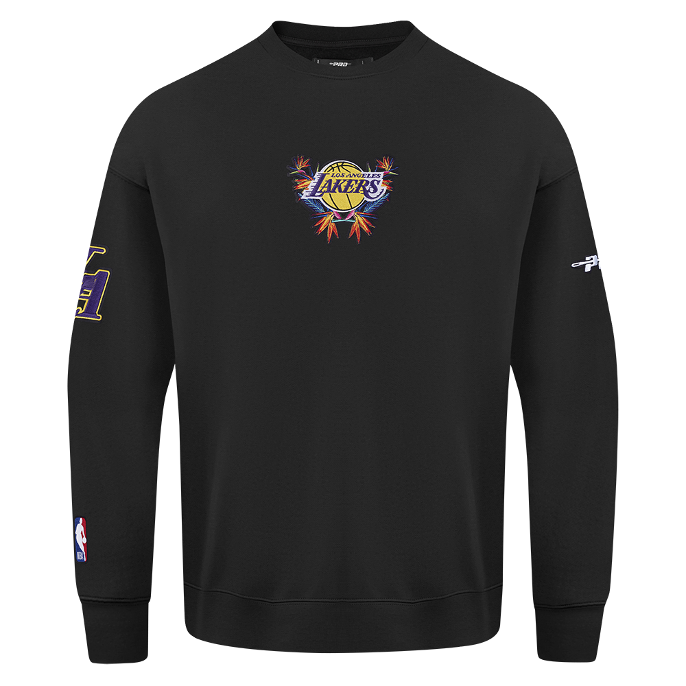 NBA LOS ANGELES LAKERS PARADISE CHANDAIL OUATÉ À COL ROND POUR HOMME (NOIR)