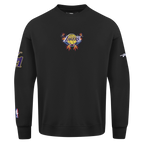 NBA LOS ANGELES LAKERS PARADISE CHANDAIL OUATÉ À COL ROND POUR HOMME (NOIR)