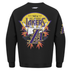 NBA LOS ANGELES LAKERS PARADISE CHANDAIL OUATÉ À COL ROND POUR HOMME (NOIR)