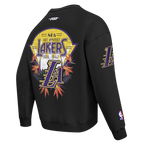 NBA LOS ANGELES LAKERS PARADISE CHANDAIL OUATÉ À COL ROND POUR HOMME (NOIR)