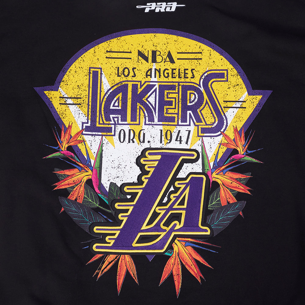 NBA LOS ANGELES LAKERS PARADISE CHANDAIL OUATÉ À COL ROND POUR HOMME (NOIR)
