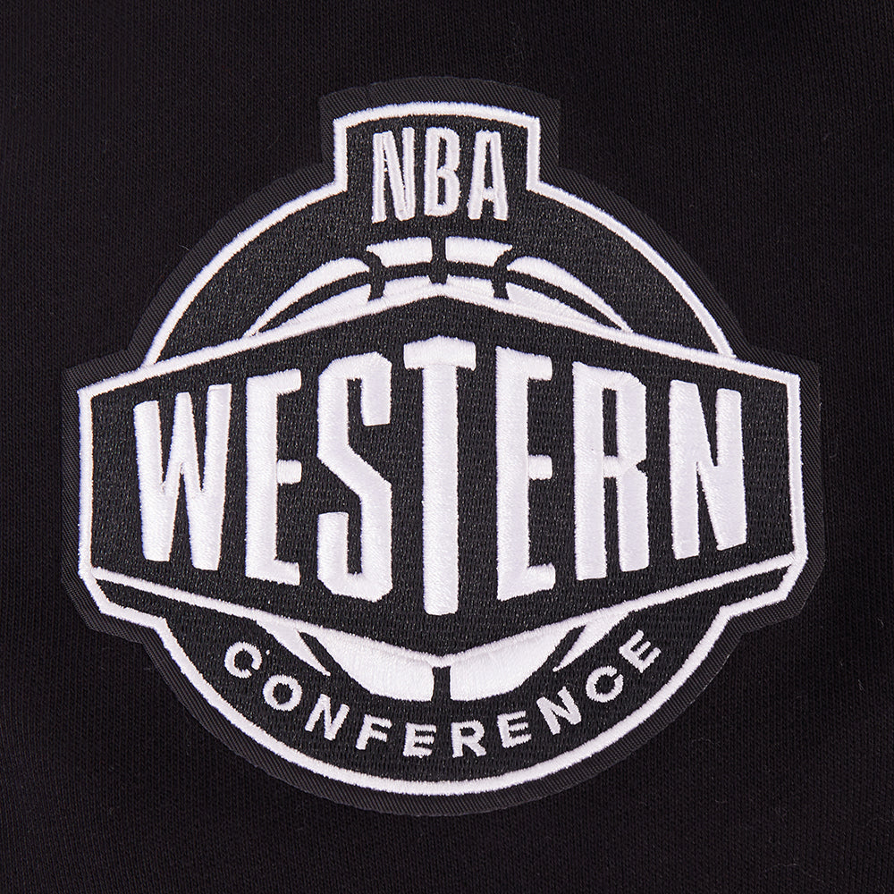 NBA LOS ANGELES LAKERS LETTERMAN CHANDAIL À CAPUCHON POUR HOMME (NOIR)