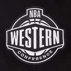 NBA LOS ANGELES LAKERS LETTERMAN CHANDAIL À CAPUCHON POUR HOMME (NOIR)