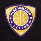 NBA LOS ANGELES LAKERS LETTERMAN CHANDAIL À CAPUCHON POUR HOMME (NOIR)