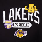 NBA LOS ANGELES LAKERS LETTERMAN CHANDAIL À CAPUCHON POUR HOMME (NOIR)