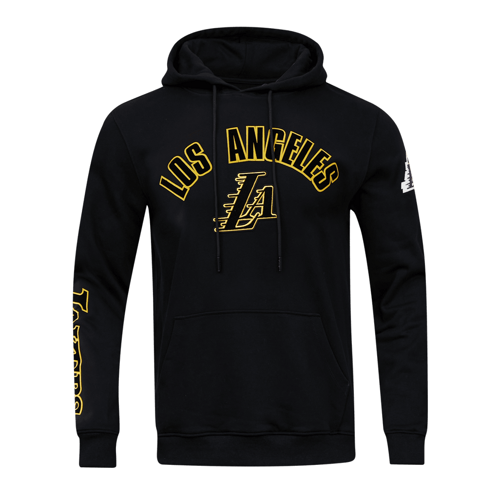 NBA LOS ANGELES LAKERS CLASSIC MEN'S PULLOVER HOODIE (BLACK)