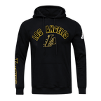NBA LOS ANGELES LAKERS CLASSIC MEN'S PULLOVER HOODIE (BLACK)