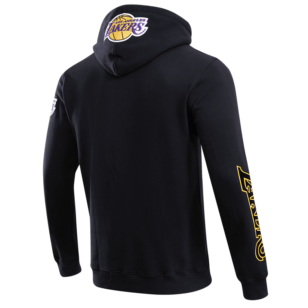 NBA LOS ANGELES LAKERS CLASSIC MEN'S PULLOVER HOODIE (BLACK)