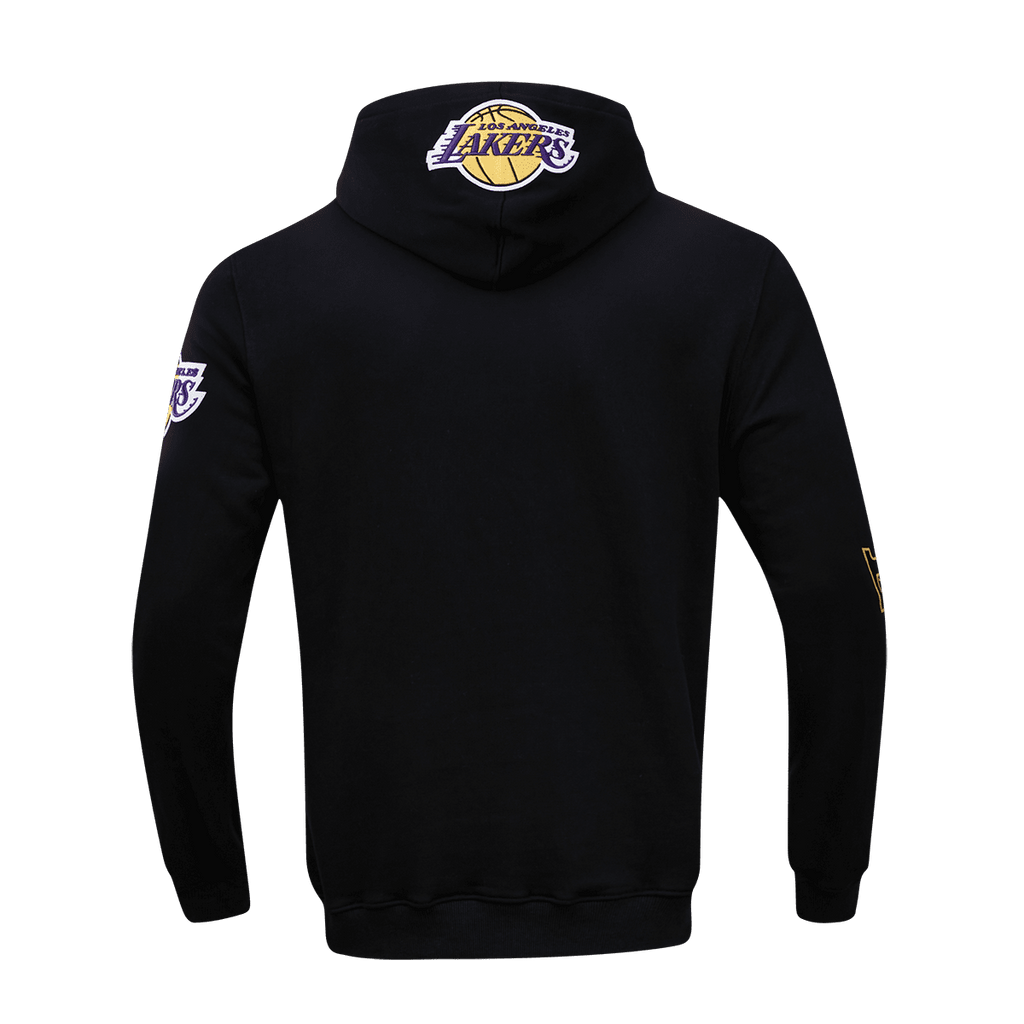 NBA LOS ANGELES LAKERS CLASSIC MEN'S PULLOVER HOODIE (BLACK)