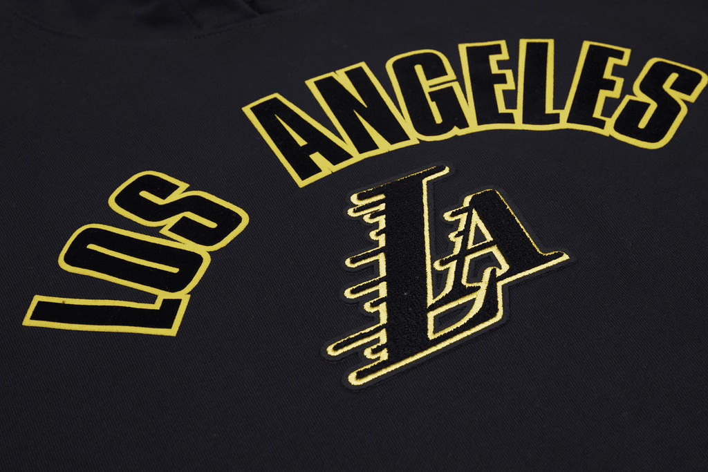 NBA LOS ANGELES LAKERS CLASSIC MEN'S PULLOVER HOODIE (BLACK)