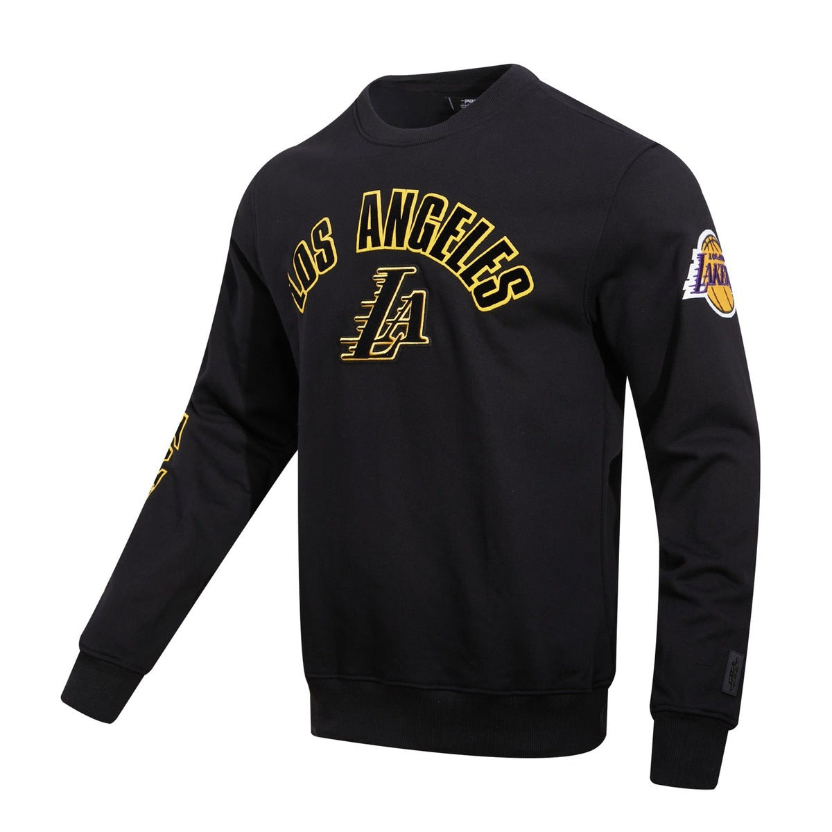 NBA LOS ANGELES LAKERS CLASSIC MEN'S CREWNECK (BLACK)