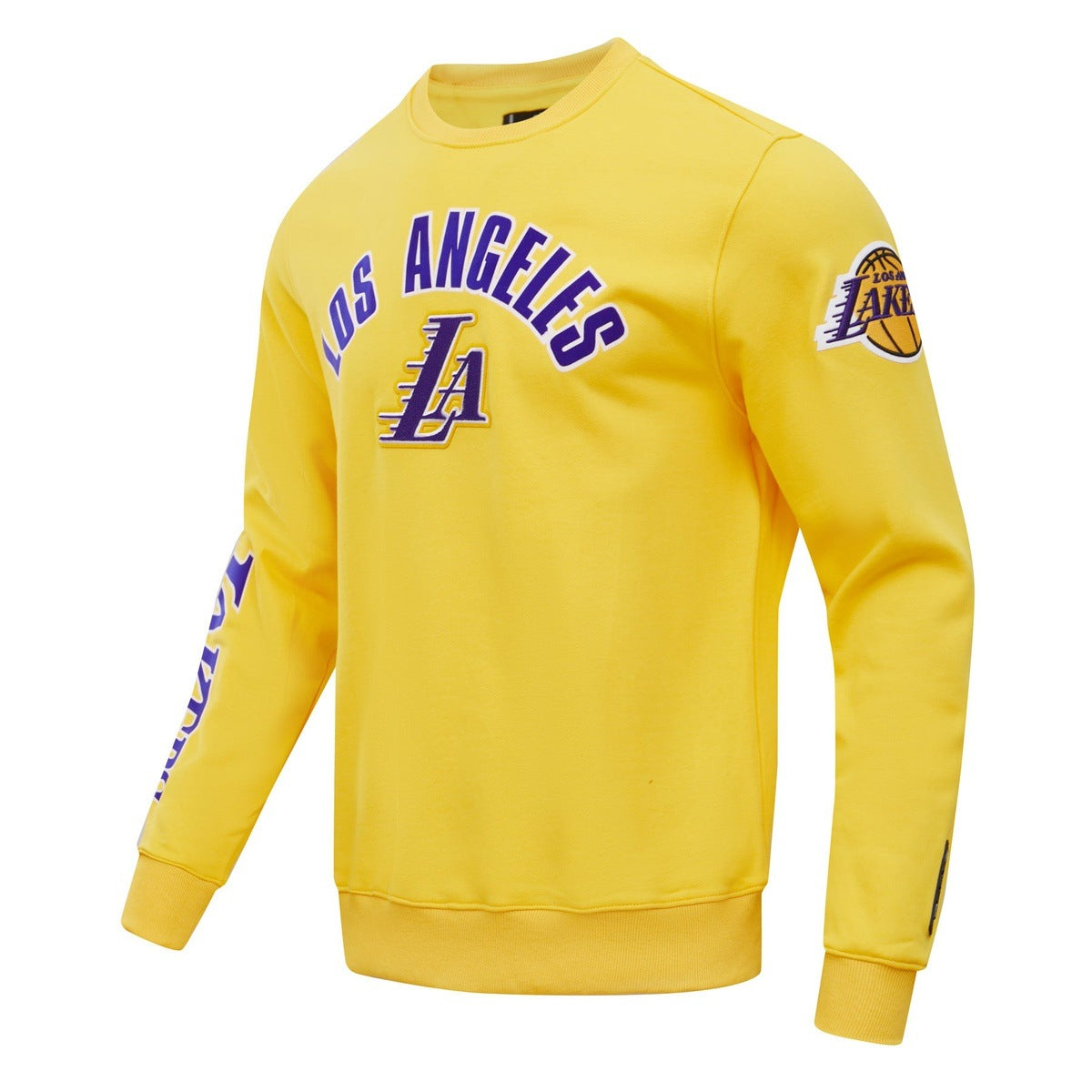 NBA LOS ANGELES LAKERS CLASSIC MEN'S CREWNECK (YELLOW)