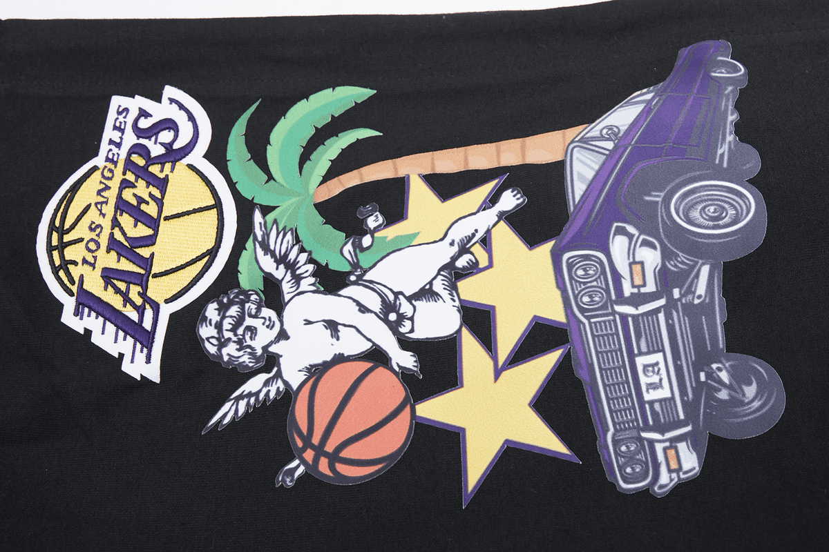 NBA LOS ANGELES LAKERS CHANDAIL À CAPUCHON HOMETOWN POUR HOMME (NOIR)