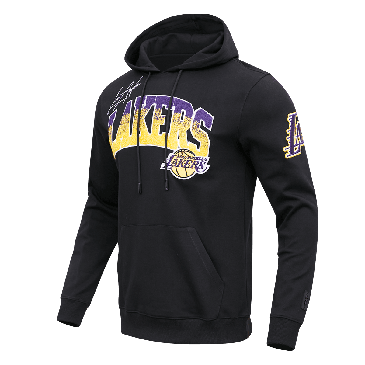NBA LOS ANGELES LAKERS HOMETOWN MEN'S PO HOODIE (BLACK)