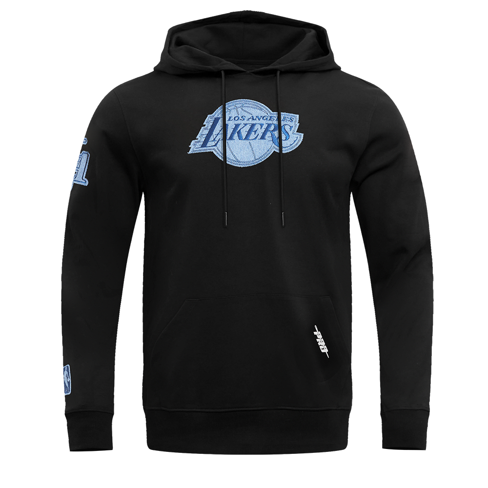 NBA LOS ANGELES LAKERS VARSITY BLUES CHANDAIL À CAPUCHON POUR HOMME (NOIR)