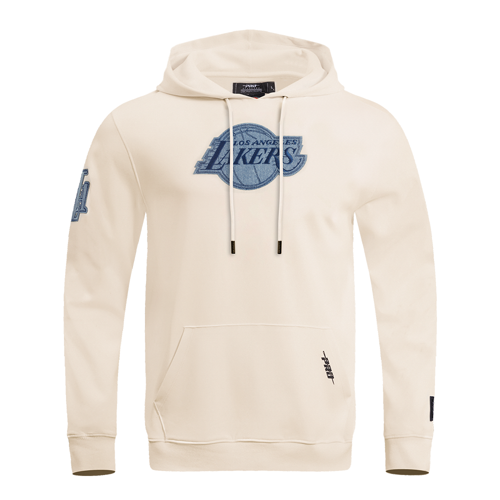 NBA LOS ANGELES LAKERS VARSITY BLUES MEN'S PULLOVER HOODIE (LINEN)