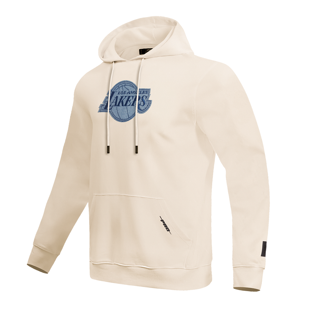 NBA LOS ANGELES LAKERS VARSITY BLUES MEN'S PULLOVER HOODIE (LINEN)