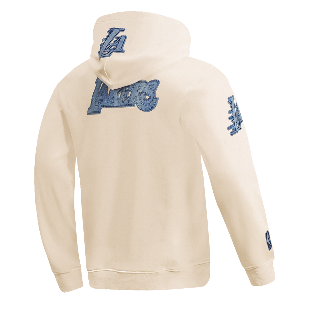 NBA LOS ANGELES LAKERS VARSITY BLUES MEN'S PULLOVER HOODIE (LINEN)