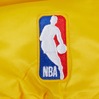 NBA LOS ANGELES LAKERS SOUVENIR MEN'S SATIN JACKET (YELLOW)