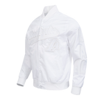 NBA LOS ANGELES LAKERS WHITE OUT BLOUSON EN SATIN POUR HOMME (BLANC)