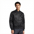 NBA LOS ANGELES LAKERS BLACKOUT MEN'S SATIN JACKET (BLACK)