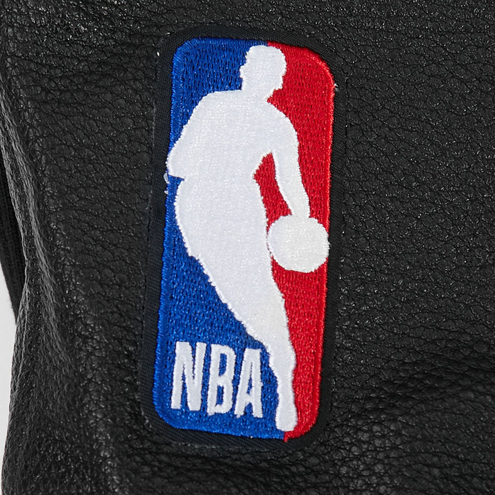 NBA LOS ANGELES LAKERS BORN FOR SPORT MEN'S WOOL VARSITY JACKET (JET BLACK)