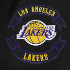 NBA LOS ANGELES LAKERS BORN FOR SPORT MEN'S WOOL VARSITY JACKET (JET BLACK)