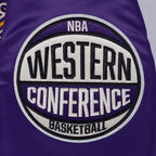 NBA LOS ANGELES LAKERS MODERN ORIGINALS MEN'S SATIN JACKET (Purple)