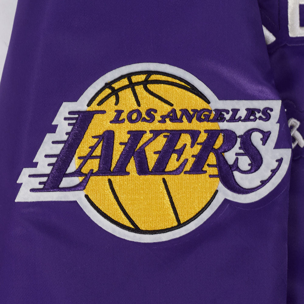 NBA LOS ANGELES LAKERS MODERN ORIGINALS MEN'S SATIN JACKET (Purple)