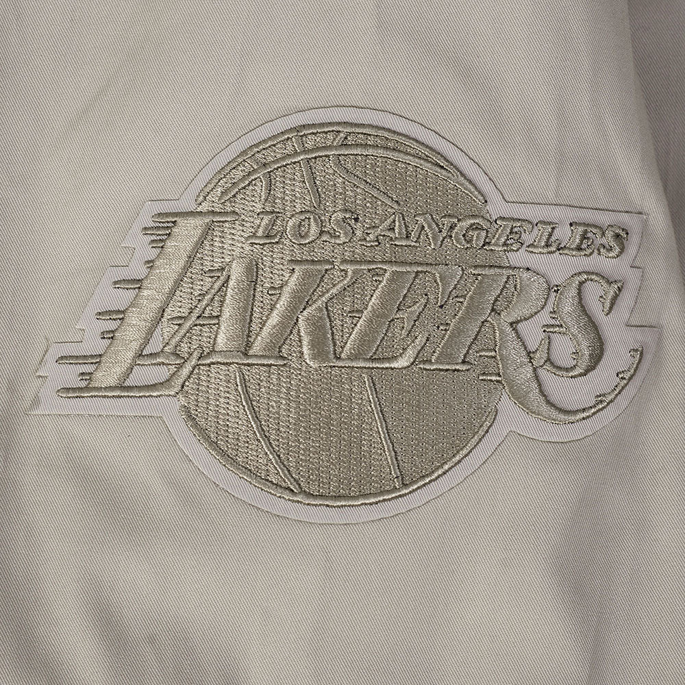 NBA LOS ANGELES LAKERS NEUTRAL BLOUSON EN SERGÉ POUR HOMME POUR HOMME (TAUPE)